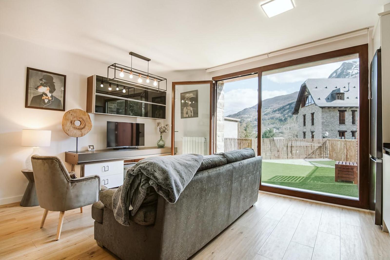 Casa Rosana Apartamento De Diseno Con Terraza Sallent de Gállego Buitenkant foto